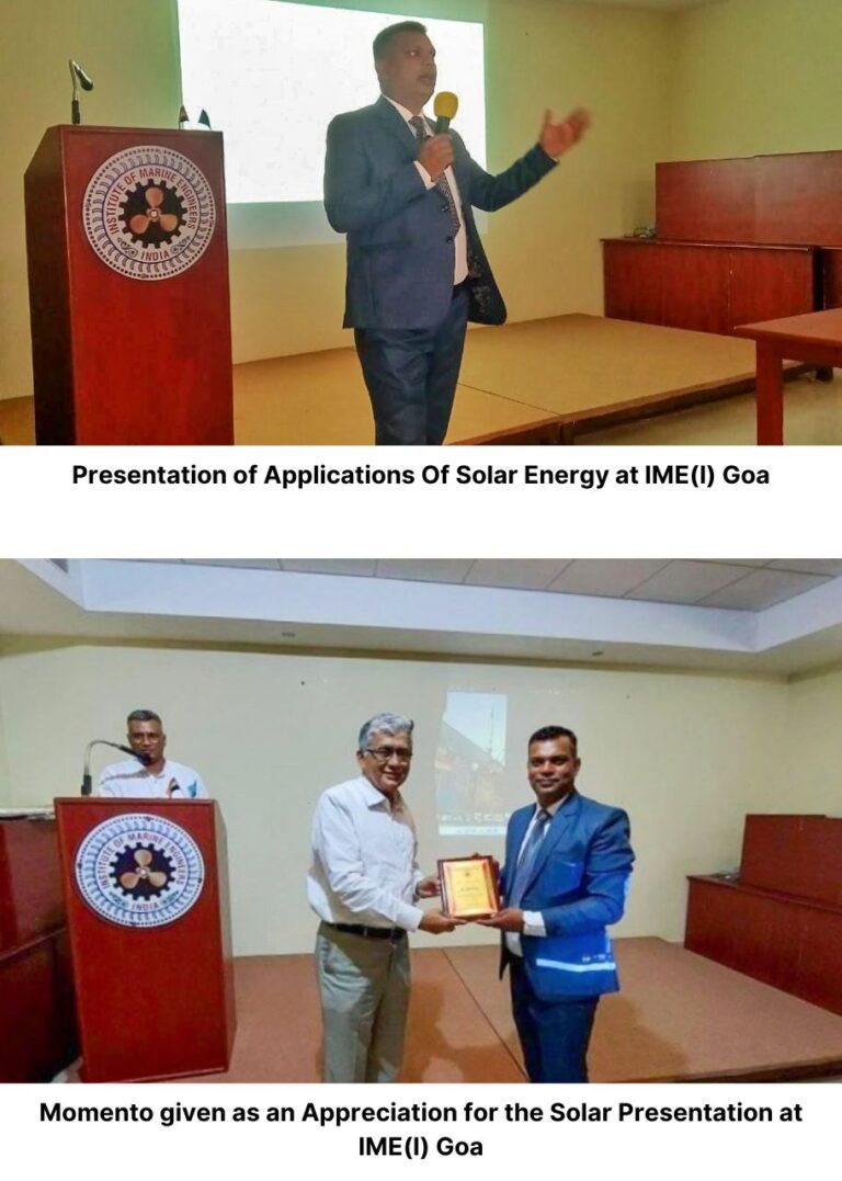 goa solar power house - Invitation for the Presentation of Applications Of Solar Energy at IME(I) Goa (9)