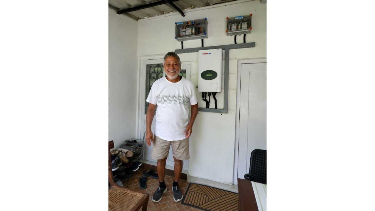 Solar installation in Taliegao, Goa